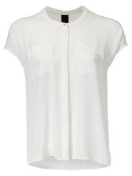 Heine Bluzka w kolorze kremowym rozmiar: 38. Brązowe bluzki Heine, bez wzorów, bez kołnierzyka, bez ramiączek. Za 104.99 zł.