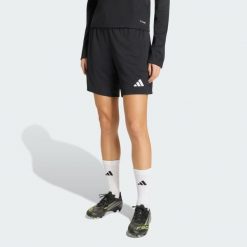 Szorty treningowe Entrada26. Białe szorty sportowe adidas, bez wzorów, do piłki nożnej, climacool (adidas). Za 99.95 zł.