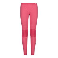 Damskie legginsy CMP. Czerwone legginsy CMP, bez wzorów, sportowe. Za 109.99 zł.