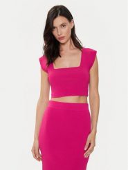 Ted Baker Top Brenha 274532 Różowy Slim Fit. Czerwone topy Ted Baker, bez wzorów, z syntetyku, bez kołnierzyka, bez ramiączek. Za 189.99 zł.