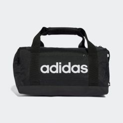 Torba sportowa Linear Duffel 12,5 l. Torby sportowe adidas, bez wzorów, z materiału. W wyprzedaży za 89.99 zł.