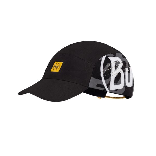 Czapka z daszkiem BUFF PACK SPEED CAP LOGO. Czarne czapki z daszkiem Buff, na lato, bez wzorów, z materiału, wakacyjne. Za 189.90 zł.