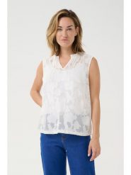Cream Top w kolorze kremowym rozmiar: 38. Brązowe topy Cream, bez wzorów, z koronki, bez kołnierzyka, bez ramiączek. Za 88.02 zł.