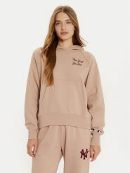 Champion Bluza 117506 Beżowy Regular Fit. Brązowe bluzy Champion, m, bez wzorów, z bawełny, bez kaptura. Za 209.99 zł.