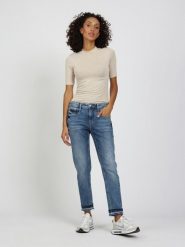 GANG JEANS Dżinsy "Amelie" - Relaxed fit - w kolorze niebieskim rozmiar: W31. Niebieskie jeansy GANG JEANS, z aplikacjami, z jeansu, klasyczne. Za 339.95 zł.