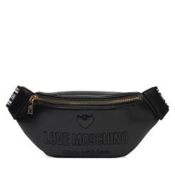 Saszetka nerka LOVE MOSCHINO. Czarne nerki i saszetki Love Moschino, bez wzorów, bez dodatków. Za 509.99 zł.