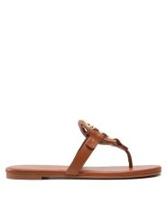 Tory Burch Japonki Miller 136593 Brązowy. Brązowe japonki Tory Burch, bez wzorów, ze skóry. Za 1,369.00 zł.
