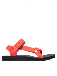 Teva Sandały Original Universal 1003987 Koralowy. Pomarańczowe sandały Teva, bez wzorów, z materiału, bez obcasa, na płaskiej podeszwie, bez zapięcia. Za 299.99 zł.