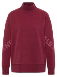 ELBSAND Bluza "Linna" w kolorze bordowym rozmiar: L. Czerwone bluzy bez kaptura ELBSAND, l, bez wzorów, bez kaptura. Za 130.99 zł.