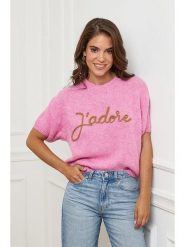 L'armoire de Suzette Sweter w kolorze jasnoróżowym rozmiar: 38/40. Różowe swetry L'armoire de Suzette, l, bez wzorów, z wełny, klasyczne, bez ramiączek. Za 160.96 zł.