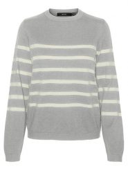 Vero Moda Sweter w kolorze szaro-białym rozmiar: XL. Białe swetry Vero Moda, xl, bez wzorów, bez ramiączek. Za 62.03 zł.