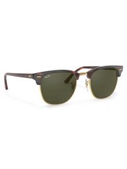 Ray-Ban Okulary przeciwsłoneczne Clubmaster 0RB3016 W0366 Brązowy. Brązowe okulary przeciwsłoneczne Ray-Ban, bez wzorów, z syntetyku. Za 641.50 zł.