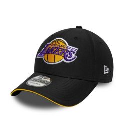 Czapka New Era 9Forty Los Angeles Lakers. Czarne czapki z daszkiem New Era, bez wzorów. Za 173.50 zł.