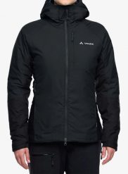 Kurtka ocieplana damska Vaude Monviso Warm Jacket. Czarne kurtki Vaude, m, bez wzorów, z materiału, bez kaptura. Za 666.59 zł.