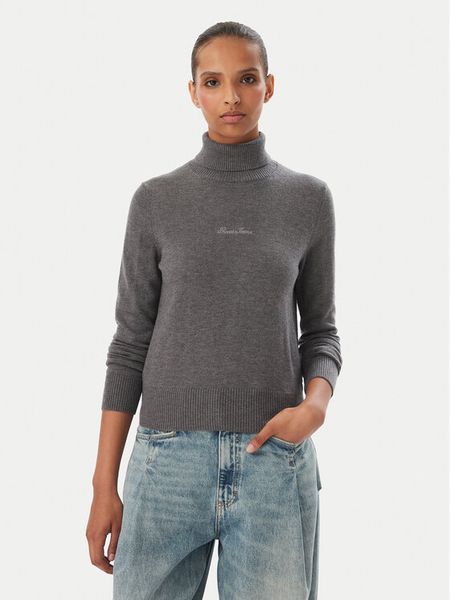 Guess Jeans Golf W6BR03 Z1246 Szary Regular Fit. Szare swetry Guess Jeans, xl, z aplikacjami, z jeansu, bez ramiączek. Za 349.99 zł.