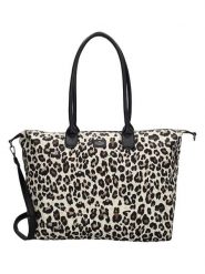 Charm Torebka w kolorze kremowo-czarnym - 30 x 20 x 11 cm rozmiar: onesize. Brązowe torby na laptopa Charm, bez wzorów, z materiału, na ramię. Za 180.06 zł.