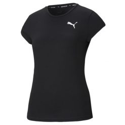 T-shirt z krótkim rękawem damski Puma ACTIVE. Białe t-shirty Puma, m, bez wzorów, sportowe, bez kołnierzyka, bez ramiączek. Za 133.00 zł.