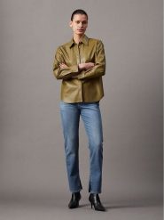 Calvin Klein Dżinsy - Regular fit - w kolorze niebieskim rozmiar: W28/L32. Niebieskie jeansy Calvin Klein, l, z aplikacjami, klasyczne, z podwyższonym stanem. Za 314.95 zł.