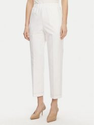 Max Mara Chinosy 2516781047650 Biały Regular Fit. Białe chinosy Max Mara, bez wzorów, z bawełny. Za 799.99 zł.