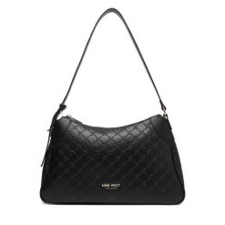 Torebka Nine West. Czarne torebki klasyczne Nine West, bez wzorów, klasyczne, bez dodatków. Za 249.99 zł.