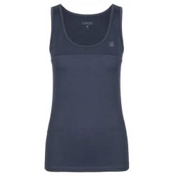 Damski top Loap Mery Slim Fit – rozmiar M. Niebieskie topy ZSPORT, m, bez wzorów, bez kołnierzyka, bez ramiączek. Za 151.99 zł.