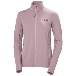 Bluza damska Helly Hansen Versalite Fleece. Fioletowe bluzy bez kaptura Helly Hansen, na zimę, bez wzorów, z polaru, trekkingowe. Za 390.00 zł.