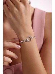 Lodie Silver Srebrna bransoletka z cyrkoniami rozmiar: onesize. Szare bransoletki Lodie Silver, z cyrkonią, srebrne. Za 131.74 zł.