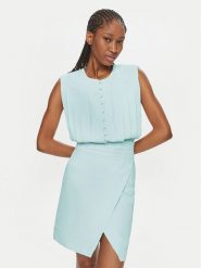 MVP Wardrobe Body MVPE4BO094.0CP0037 Granatowy Shirt Fit. Niebieskie body i gorsety MVP Wardrobe, bez wzorów, z wiskozy, bez ramiączek. Za 979.99 zł.