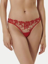 Bluebella Figi klasyczne Samara Eco 42451 Czerwony. Czerwone figi BlueBella, bez wzorów, z syntetyku. Za 89.99 zł.