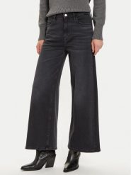 Guess Jeansy W4BA82 D5HD1 Czarny Wide Leg. Czarne jeansy Guess, z aplikacjami, z bawełny. Za 479.99 zł.
