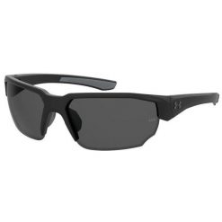 Okulary przeciwsłoneczne Under Armour 0012/S S3. Czarne okulary przeciwsłoneczne Under Armour, bez wzorów. Za 529.99 zł.