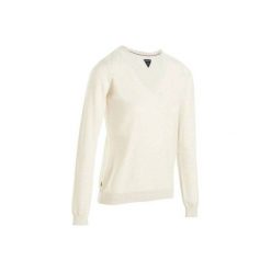 Sweter do golfa damski. Niebieskie swetry INESIS, xs, bez wzorów, z bawełny, bez ramiączek. Za 59.99 zł.