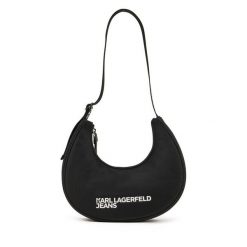 Torebka KARL LAGERFELD. Czarne torebki klasyczne KARL LAGERFELD, bez wzorów, klasyczne, bez dodatków. Za 359.99 zł.