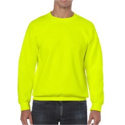 Bluza Rozpinana Z Grubej Mieszanki Dla Dorosłych Unisex. Zielone bluzy z kapturem GILDAN, m, bez wzorów, z bawełny, z kapturem. Za 68.99 zł.