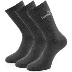 Skarpety Puma Crew Sock 3 szt. Szare 35-38. Szare skarpetki Puma, bez wzorów, z materiału. Za 151.99 zł.