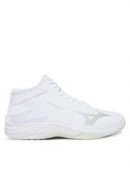 Mizuno Buty halowe Lightning Select Mid V1GC2675 Biały. Białe buty treningowe Mizuno, bez wzorów, z materiału, bez zapięcia. Za 409.99 zł.