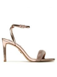 Steve Madden Sandały Entice-R SM11002267-686 Różowy. Czerwone sandały Steve Madden, bez wzorów, z materiału, bez obcasa, na szpilce, bez zapięcia. Za 549.99 zł.