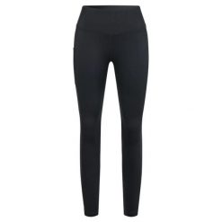 Damskie legginsy termiczne Dare 2B Powder. Czarne legginsy Dare 2b, bez wzorów, z elastanu, sportowe. Za 217.00 zł.