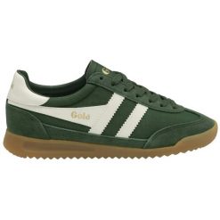 Sznurowane trampki damskie Gola Topspin. Białe trampki Gola, bez wzorów, z gumy, retro, bez zapięcia. Za 408.50 zł.