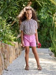 Vertbaudet Szorty w kolorze fioletowym rozmiar: 164. Różowe szorty vertbaudet, bez wzorów. Za 30.99 zł.