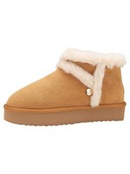 Kangaroos Botki "K-UW Platform" w kolorze jasnobrązowym rozmiar: 42. Brązowe botki KangaROOS, bez wzorów, bez obcasa, na platformie, bez zapięcia. Za 130.99 zł.