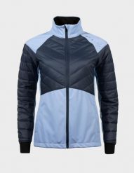 Kurtka do narciarstwa biegowego damska Halti Tripla Hybrid. Niebieskie kurtki narciarskie Halti, m, bez wzorów, z dzianiny, bez kaptura, do biegania. Za 844.99 zł.