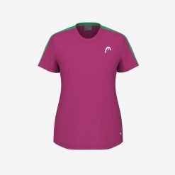 T-Shirt damski TIE-BREAK. Czerwone t-shirty Head, m, bez wzorów, sportowe, bez kołnierzyka, bez ramiączek. W wyprzedaży za 182.00 zł.