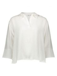 JDY Bluzka "Pepper" w kolorze białym rozmiar: M. Białe bluzki JDY, m, bez wzorów, bez kołnierzyka, bez ramiączek. Za 83.62 zł.