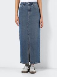 Noisy May Spódnica jeansowa Kath 27030286 Niebieski Regular Fit. Niebieskie spódnice Noisy May, xs, bez wzorów, z bawełny. Za 179.99 zł.