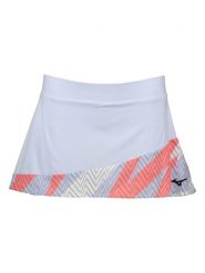 Mizuno Spódnica funkcyjna w kolorze biało-pomarańczowo-beżowym rozmiar: L. Białe spódnice Mizuno, l, bez wzorów, z materiału, sportowe, rozkloszowane. Za 79.03 zł.