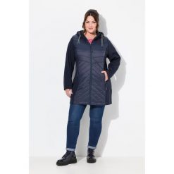 Damskie Kurtka softshellowa HYPRAR hydrofobowa kaptur. Niebieskie kurtki przejściowe sportowe Ulla Popken, plus size, bez wzorów, z materiału, bez kaptura, trekkingowe. Za 584.99 zł.