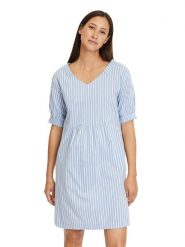 BETTY & CO Sukienka w kolorze błękitnym rozmiar: 38. Niebieskie sukienki Betty & Co, na co dzień, bez wzorów, z bawełny, bez kołnierzyka, bez ramiączek, mini, proste. Za 121.80 zł.