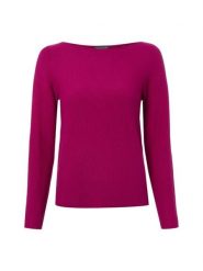 Franco Callegari Sweter z dzianiny Kobiety Bawełna wyrazisty róż, XXL. Czerwone swetry Franco Callegari, xxl, bez wzorów, z bawełny, bez ramiączek. Za 249.95 zł.
