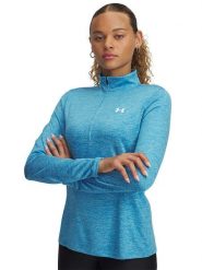 Under Armour Koszulka sportowa w kolorze błękitnym rozmiar: XS. Niebieskie t-shirty sportowe Under Armour, xs, bez wzorów, bez ramiączek, outdoorowe. Za 105.45 zł.